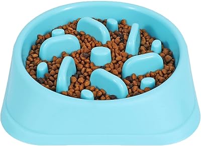 Dog food bowl with slow diet momo bear, funny anti-ballooning for dog, sky blue Mb-df01.. Shop the future with DIAYTAR NIGERIA - thousands of products, unbeatable prices, delivery within a week.