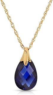 Galaxy Gold GG Galaxy Collar in Massive Yellow 14 Carats with blue sapphire cultivated in checkerboard, cultivated briolette.. Experience shopping satisfaction with DIAYTAR NIGERIA's vast selection and budget-friendly delivery options.