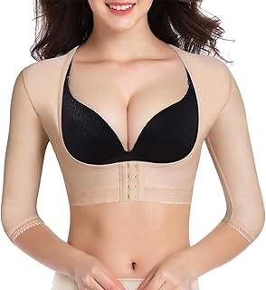Brabec post-surgical Upper Arm Shaper, Posture correction compression sleeves (beige, size M).. DIAYTAR NIGERIA: Connecting every Nigerian with quality products at prices everyone can afford.