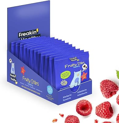 Freakin 'Healthy Fruity Star Frove 100 % natural fruit, 21 g, package of 12, 252 g, adapted to children, gluten -free, vegan and made with real fruits.. DIAYTAR NIGERIA brings affordable shopping to your fingertips with reliable delivery in less than 8 days.