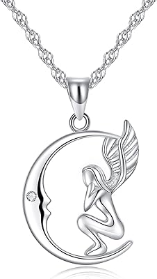 Yafeini Angel Wing Silver Sterling 925 Keeper Angel Celtic Celtic Heart Heart Collar Basels Gifts For Women Girls Friends.. DIAYTAR NIGERIA redefines convenience with our vast product selection and swift nationwide delivery.
