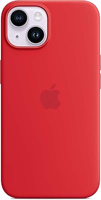 Apple silicone shell for iPhone 14 with Magsafe - (product) Red.. Experience the ultimate in shopping convenience with DIAYTAR NIGERIA's vast catalog and 5-8 day delivery.