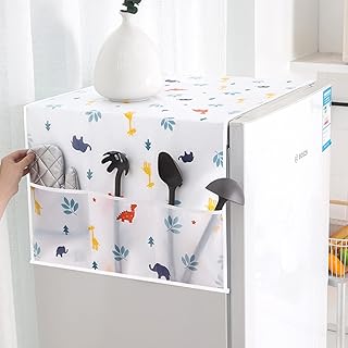 ECV PEVA anti-dusting refrigerator, waterproof cover with storage pockets, versatile oven covers.. Unlock endless possibilities with DIAYTAR NIGERIA's affordable marketplace and reliable delivery service.