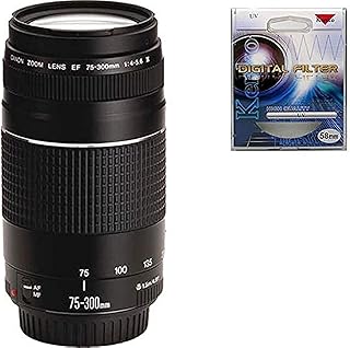 Objectif reflex canon ef 75-300mm f 4-5.6 iii et filtre uv.. Shop smarter with DIAYTAR NIGERIA's diverse marketplace and budget-friendly nationwide delivery.