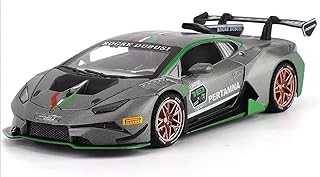 Lamborghini Huracan Huracan Huracan Pressure -molded toy car in zinc alloy, toy car with pressure with sound and light, gift for children boys and girls, gray color.. DIAYTAR NIGERIA: Revolutionizing accessibility to quality products at budget-friendly prices across Nigeria.