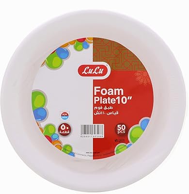 50 10 inch foam plates from Lulu.. Shop across categories at DIAYTAR NIGERIA with the confidence of affordable prices and delivery within 8 days.