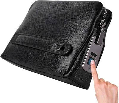 Intelligent fingerprint portfolio for men for men black anti -theft control.. Experience DIAYTAR NIGERIA, where extensive product variety meets pocket-friendly prices and reliable delivery.