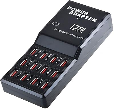 USB charger, 12 -port USB office charger, easily load all your smartphone/tablet devices.. Shop without boundaries at DIAYTAR NIGERIA, offering affordable products with convenient delivery times.