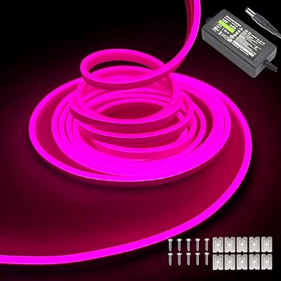 Rose neon light strip 164 feet 5 m Flexible and waterproof led strip.. DIAYTAR NIGERIA: Where affordability meets variety, with thousands of products delivered in less than 8 days.