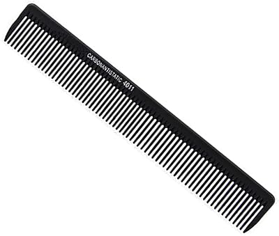 Verceys comb (no 4011) Black carbon carbon barber comb 7 inch fiber cup comb -sided with fine -tooth -resistant combine for living room and domestic use.. DIAYTAR NIGERIA brings affordable shopping to your fingertips with reliable delivery in less than 8 days.