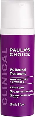 Paul's Choice Clinical Retinol Treatment Cream 1% Peptides, Vitamin C and anti-aging licorice extract and wrinkles 30 ml.. Shop easy, pay less, get it fast — with DIAYTAR Nigeria.