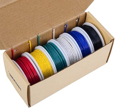 Solid thread kit Tufeng 18 AWG - 6 coils of different colors 20 feet 18 Connection threads - Connection wire kit.. Experience the power of choice with DIAYTAR NIGERIA's vast catalog and affordable 5-8 day delivery.