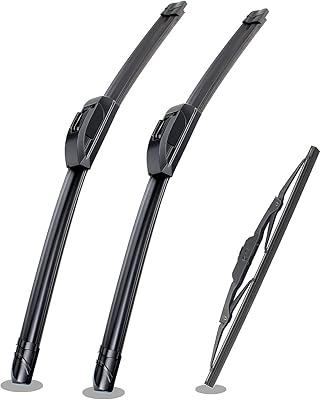 Complete Kit of spare blades for Mazda Tribute 2001-2007, Nissan Pathfinder 1987-1995, Jeep Liberty 2002-2007-front and rear wipers Fabio 19 "/19" +10 "(3 pieces).. DIAYTAR NIGERIA: Where quality meets affordability, with thousands of products delivered in less than 8 days.