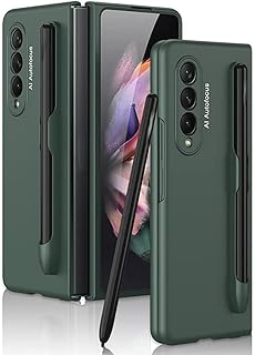 Samsung Fold 3 shell, Slim Flip 3 PC Cover With Stylo Porte, ultra fine design for Samsung Galaxy Z Fold 3 5G, Dark green.. Discover why millions choose DIAYTAR for affordable online shopping with delivery in just 5-8 days.