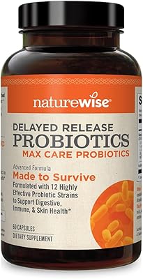 Probiotics NatureWise Max for Men and Women | Delayed liberation capsule 30 billion UFC with 12 very effective strains, long conservation [2 -month supply - 60 capsules].. Embrace a new era of online shopping with DIAYTAR NIGERIA's extensive range and budget-friendly prices.