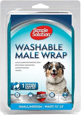 Washable diapers for male dog Simple solution | Anti-leak absorbent wraps adapted to excited urination, incontinence or marking 1 x average layer.. Your trusted shopping companion, DIAYTAR NIGERIA delivers affordable solutions in just 5-8 days.