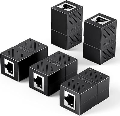 Ugreen - Network connector Ethernet connector RJ45 female to female CAT7/CAT6/CAT5 - Black 5 -room.. Shop across categories with ease at DIAYTAR NIGERIA, delivering affordability within the week.