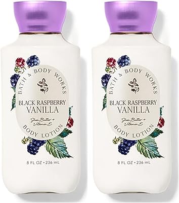 Bath & Body Works Lotion for the Super Smooth Vanilla and Black Rassey Body for Women, 8 Oz - Package of 2 (Black Raspberry Vanilla).. DIAYTAR NIGERIA connects you with endless possibilities through our affordable e-commerce platform.