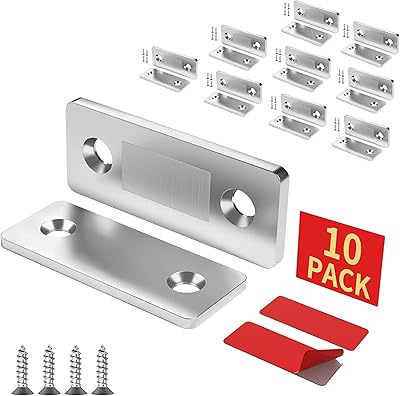 Sawanork 10 Pieces Ultra-fine magnetic cabinet handle, Magnetic adhesive magnetic door, kitchen cabinet door, magnetic door lock (white).. Enjoy a hassle-free shopping experience with DIAYTAR Nigeria, where products are categorized for your convenience and delivery is always on time.