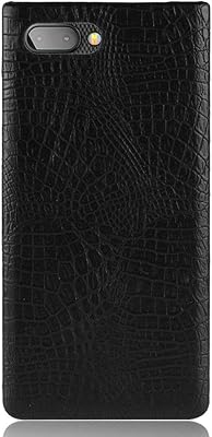 Rear leather shell PU leather with crocodile pattern for blackberry key 2 - black.. Experience the joy of discovery with DIAYTAR NIGERIA's vast catalog and nationwide affordable delivery.