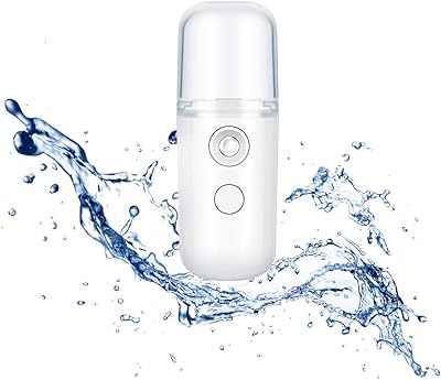 Nano Facial spray 30ml mini mini Facial Humidifier USB Rechargeable Skin Moisturizing skin for the face Daily Makeup (White).. Your e-commerce hub for everything — DIAYTAR Nigeria has you covered.