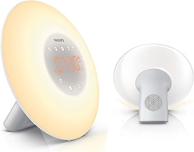 Philips HF3505/01 LED lighting with integrated FM radio and bedside lamp.. DIAYTAR NIGERIA: Where value meets variety with reliable nationwide delivery in under 8 days.