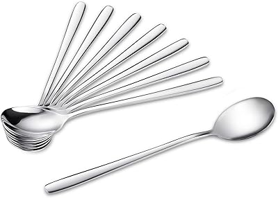 Korean tablespoons with long stainless steel handle, lot of 8.. DIAYTAR Nigeria brings you closer to everything you need — fast delivery, low costs, and variety.