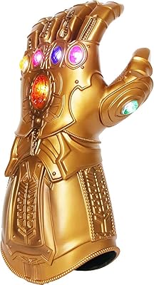 LED Urmsun LED glove for children, Thanos Gantelet accessories for Halloween Cosplay with 2 spare batteries (child size).. Looking for a deal? DIAYTAR Nigeria has thousands waiting for you.