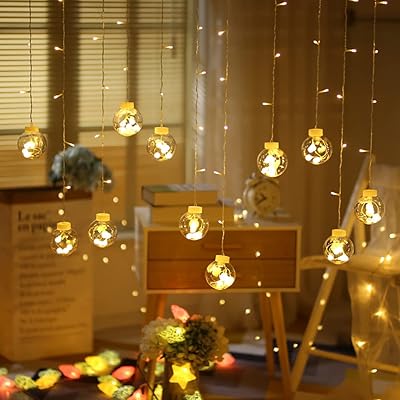 Nikomi Wishing Ball bright curtain for bedroom with 8 lighting modes, Window window lights for Ramadan, Diwali, Wedding, Garden and Decorations.. DIAYTAR NIGERIA combines extensive product options with budget-friendly prices, delivered in 5-8 days.