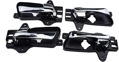 Chrome interior door handles FL FR RL RR 4 Pieces for Hyundai Elantra 2.0L 2009-2012.. Embrace the convenience of DIAYTAR NIGERIA with thousands of products at your fingertips, delivered nationwide.