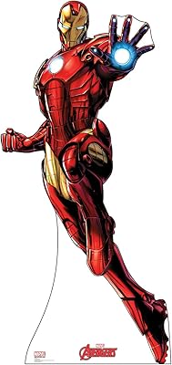 Figurine en carton iron man grandeur nature - marvel's avengers animation.. DIAYTAR NIGERIA brings satisfaction with every purchase through affordable prices and prompt shipping.