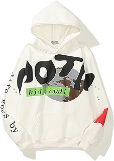 Black hoodie Street Hip Hop Kanye for Men.. Your shopping aspirations fulfilled at DIAYTAR NIGERIA with competitive prices and reliable delivery.