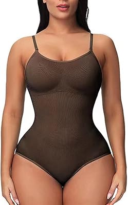 Body short 1/2 seamless piece for women (color: brown, size: l).. You shop, we deliver — quick and easy with DIAYTAR Nigeria.