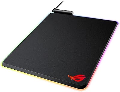 Vertical game mouse mat matt mouse with ROG Baltios with RGB lighting with Aura Sync technology and non -slip base (12.6 "x 14.6")).. DIAYTAR NIGERIA: Where affordability meets variety, with thousands of products delivered in less than 8 days.