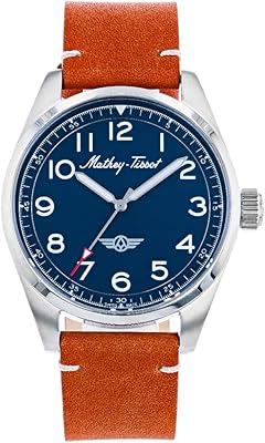 Swiss quartz watch Heritage Mtwg5001101 for brown men 21 mm.. DIAYTAR Nigeria: Great value, fast delivery, and endless options.