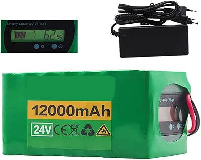 Lithium-ion electric battery Uwyb 24V 12A with charger, electric bike battery of scooter engine 500W 350W 200W 200W.. Navigate through thousands of products at pocket-friendly prices with DIAYTAR NIGERIA's easy-to-use platform.