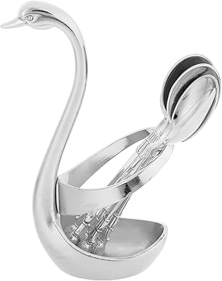 Coffee spoon in Besportable alloy, service spoon with dessert with Cygasy, Covenant organizer, stop holder, Cabinet holder to eat, receive, buffet, silver house dishes.. Experience DIAYTAR NIGERIA, where extensive product variety meets pocket-friendly prices and reliable delivery.