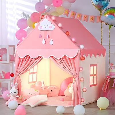 Children's play tents Sea Girls Sticker, Large children's game house, princess castle tent, gift toys for girls and young children, game house (pink).. Shop with purpose at DIAYTAR NIGERIA, where your money goes further and delivery is always prompt.