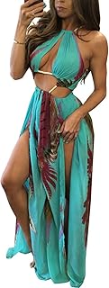 Biobio Sexy long dress with bohemian style for women, Licou pass, for party, beach, party.. DIAYTAR NIGERIA: Your partner in affordable online retail with reliable delivery across the nation.