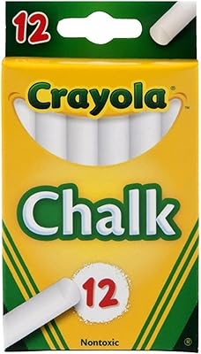 Crayola - White chalk sticks | Without dust, teaching quality, sustainable for families, schools and class holidays | package.. Why pay more? DIAYTAR Nigeria gives you the best for less.
