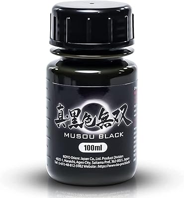 Acrylic paint based on black water moso - 100 ml - Made in Japan - the darkest black in the world.. Enjoy the simplicity of shopping with DIAYTAR NIGERIA, offering vast choices delivered in just 5-8 days.