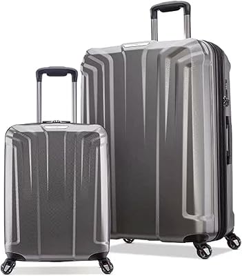 Set of 2 Samsonite interior baggage, 1 large and 1 small, gray and black, gray, s and m, baggage bags.. Your daily needs delivered to your door — DIAYTAR Nigeria style.