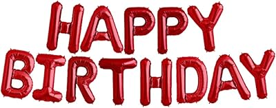 Mylar Balloons Happy Birthday Sgo in the shape of red letters.. DIAYTAR NIGERIA redefines convenience with our vast product selection and swift nationwide delivery.