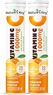 Effervescent tablets of Vitamin C Nature's Key 1000 mg with more.. DIAYTAR NIGERIA connects desire with fulfillment through our affordable e-commerce platform.