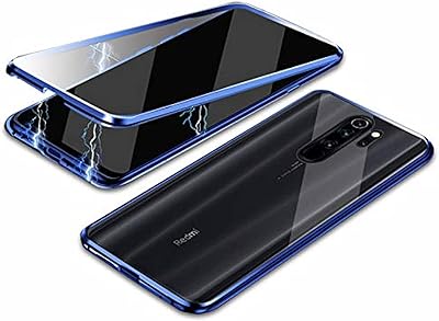 Iodath protection shell for the Redmi Note 8 PRO, complete 360 ​​-degree protective protective shell with a foldable metal frame in tempered glass 9 [front and rear] with full screen cover for the Xiaomi Redmi Note 8.55.. Experience retail therapy without the financial stress at DIAYTAR NIGERIA's affordable e-commerce platform.