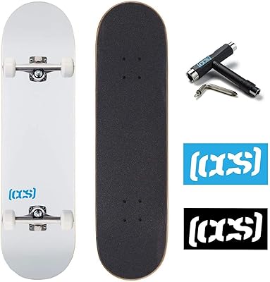 Complete Skateboard CCS - Maple wood - Professional quality - Completely assembled with skate kit and stickers.. DIAYTAR NIGERIA revolutionizes online shopping with competitive prices and reliable 5-8 day delivery.