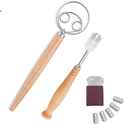Kastwave Bakery yeast kit, Danish CARLIN yeast, large with 5 spare blades and leather protective cover, stainless steel bread tools for pastry, bread cake.. Experience convenient online shopping on DIAYTAR Nigeria — wide selection and affordable delivery.