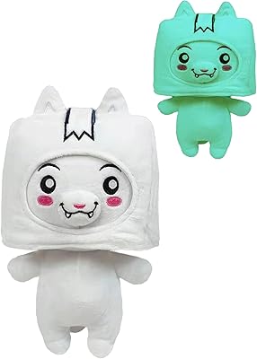 Rocky and foxy bright plush doll, cute pillow figurines, ghostly bright toy, gift for boys and girls.. DIAYTAR NIGERIA: Your affordable marketplace with reliable 5-8 day shipping across Nigeria.