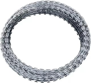 Barbeled wire fence, double galvanized barbed wire fence, long -distance barbed wire fence high protection, garden and house (32.8 feet).. DIAYTAR NIGERIA: Empowering Nigerians with access to affordable products delivered within 8 days.