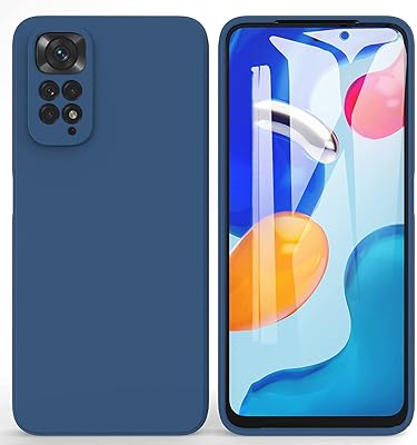 Xiaomi Redmi Note 11/11 Slim Fit shell for flexible TPU rear shell flexible silicone mat mat for Xiaomi Redmi Note 11 4G / Redmi Note 11S 4G by Emodil ® (blue).. Get access to thousands of affordable products only on DIAYTAR Nigeria.